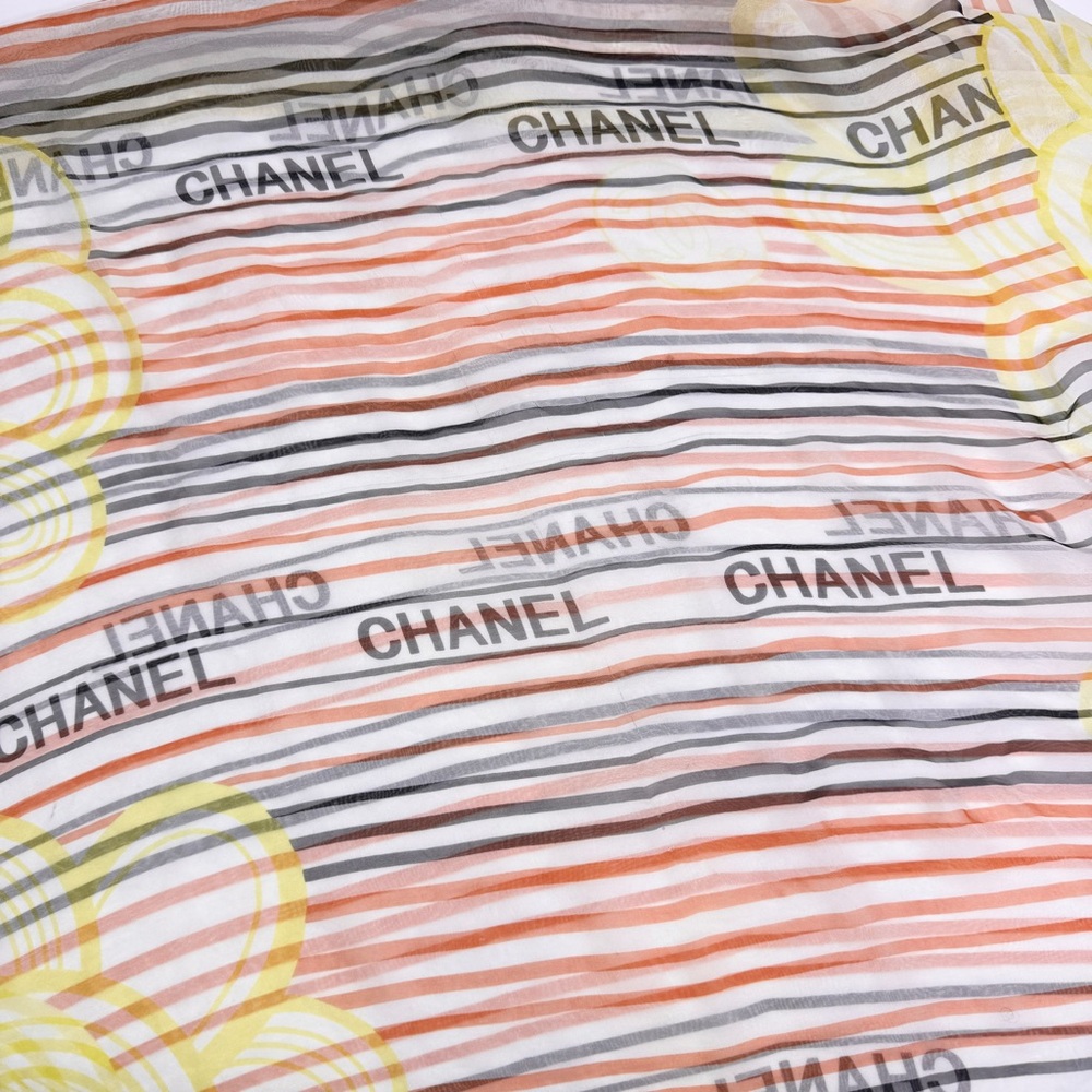 Vintage Chanel 100% Silk Scarf - Picture 9 of 9